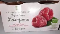 Mängden socker i Yogurt Intero Lampone