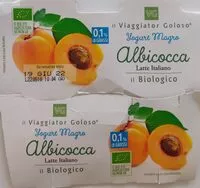 Mängden socker i Yogurt magro albicocca biologico