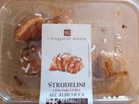 Mängden socker i Strudelini con farcitura all'albicocca