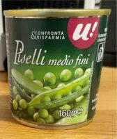 Mängden socker i Piselli