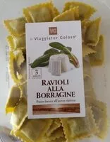 Mängden socker i Ravioli alla borragine