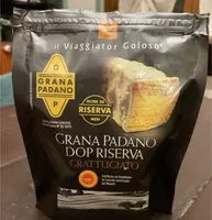Mängden socker i Grana padano DOP riserva grattugiato