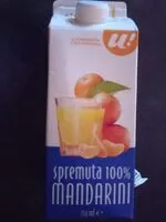 Mängden socker i Spremuta di mandarini