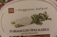 Mängden socker i Formaggio spalmabile