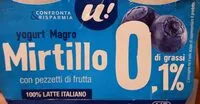 Mängden socker i yogurt magro mirtillo
