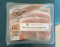 Mängden socker i Prosiutto di san daniele dop