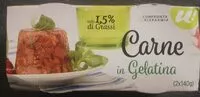 Mängden socker i Carne in gelatina