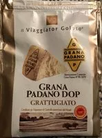 Mängden socker i Grana padano DOP grattugiato
