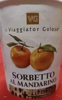 Mängden socker i Sorbetto al mandarino