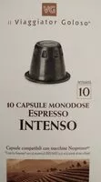 Mängden socker i Capsule monodose espresso intenso