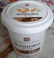 Mängden socker i Mandorle pelate