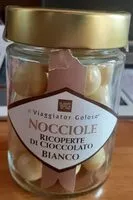 Mängden socker i Nocciole ricoperte di cioccolato bianco