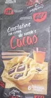 Mängden socker i Crostatine con crema alle nocciole e cacao