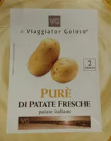 Mängden socker i Purè di patate fresche