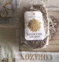 Mängden socker i Lenticchie giganti