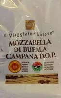 Mängden socker i Mozzarella di Bufala Campana