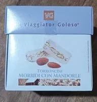Mängden socker i Torroncini morbidi con mandorle