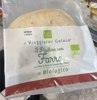 Mängden socker i Piadine al farro