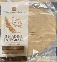 Mängden socker i Piadine integrali