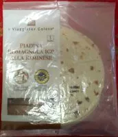 Mängden socker i Piadina romagnola IGP alla riminese