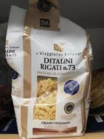 Mängden socker i Ditalini rigato pasta
