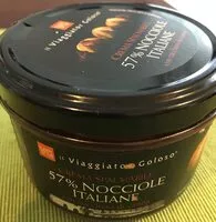 Mängden socker i Crema spalmabile 57% Nocciole Italiane