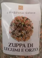 Mängden socker i Zuppa di legumi e orzo