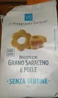 Mängden socker i Biscotti con grano saraceno e miele