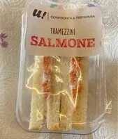 Mängden socker i Tramezzini salmone