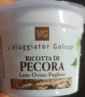 Mängden socker i Ricotta di latte di pecora