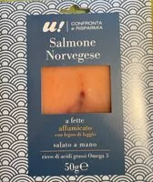 Mängden socker i Salmone Norvegese a fette affumicato
