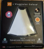 Mängden socker i Tris di parmigiano reggiano DOP