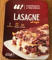 Mängden socker i Lasagne al ragu