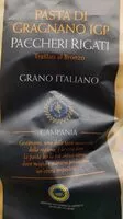 Mängden socker i Paccheri Rigati