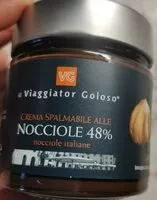 Mängden socker i Crema spalmabile alle nocciole 48%