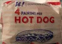 Mängden socker i 4 panini per hot dog