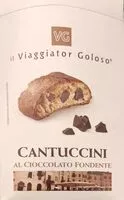 Mängden socker i Cantuccini al cioccolato fondente
