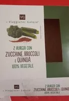 Mängden socker i Burger zucchine, broccoli e quinoa