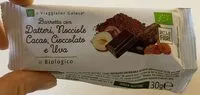 Mängden socker i Barretta con datteri, nocciole cacao, cioccolato e uva