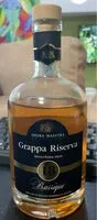 Mängden socker i Grappa riserva