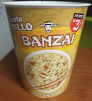 Mängden socker i Banzai - Noodles Gusto pollo