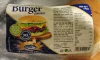 Mängden socker i Pane per hamburger classico