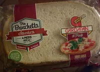 Mängden socker i Pain bruschetta, 4 parts