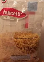 Mängden socker i Treccine pasta di semola di grano duro