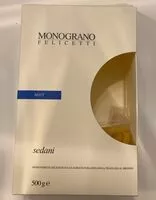 Mängden socker i Sedani pasta