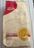 Mängden socker i Capelli d’angelo