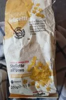 Mängden socker i Stellette all'uovo