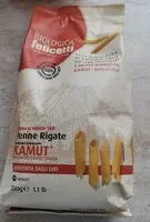 Mängden socker i Penne rigate al kamut