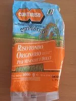 Mängden socker i Riz Italien Rond Originario