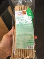 Mängden socker i Grissins torinesi au Romarin